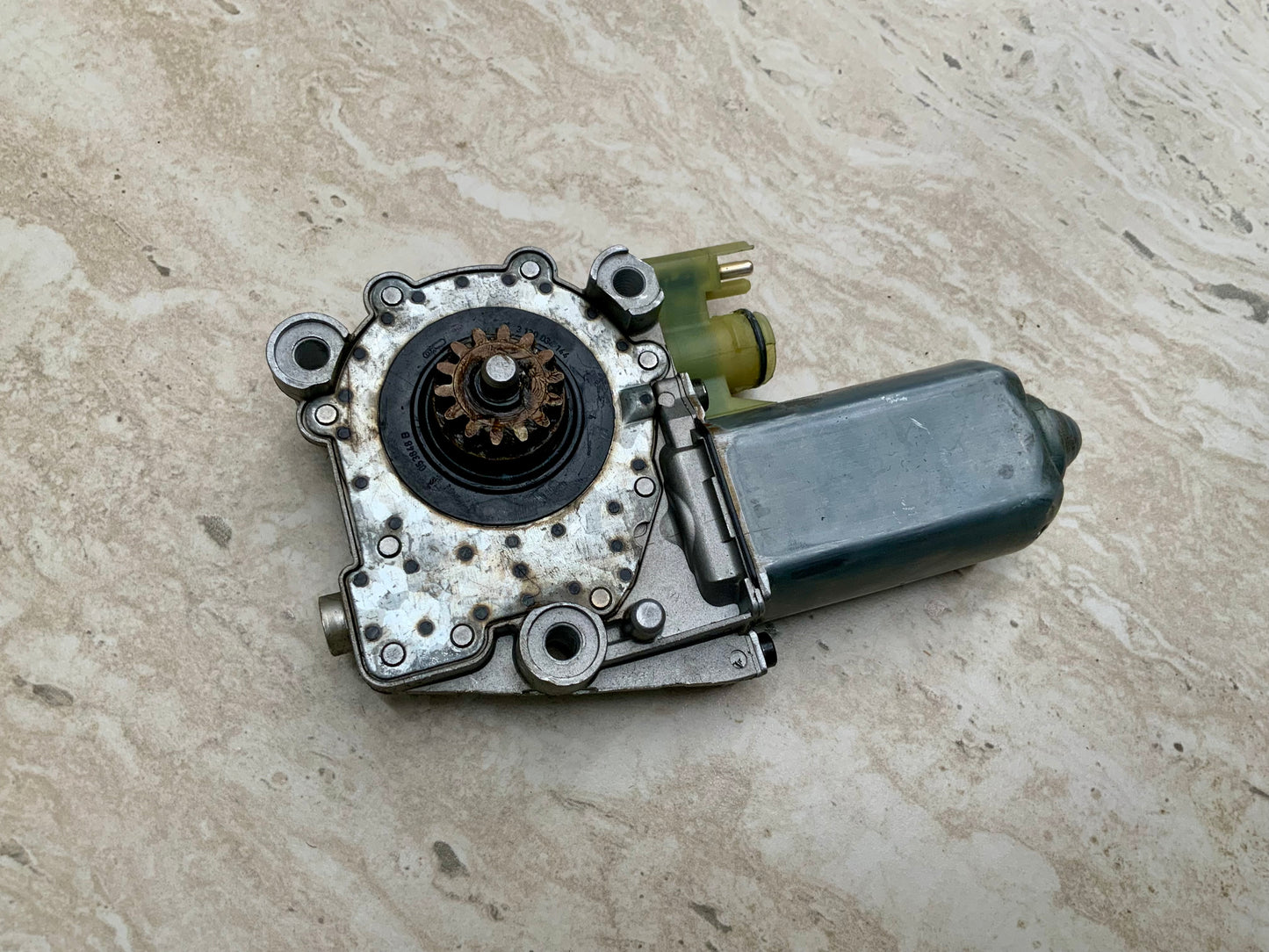 OEM Used Mercedes W140 S-class window regulator motor front right window 0130821503 #273-1