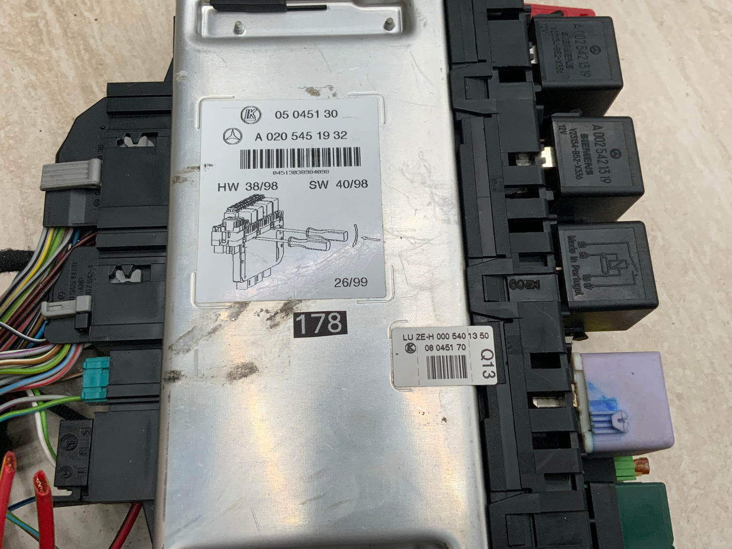 OEM Used Mercedes W220 S-class SAM module A0205451932 #178