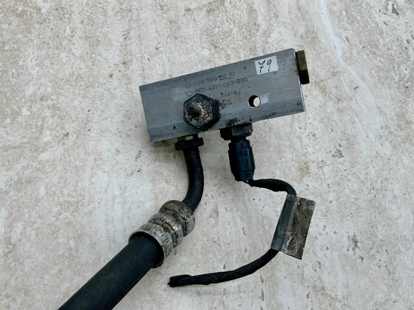OEM Used Mercedes W220/C215 ABS suspension hydraulic distributor A2203200051 #79-1