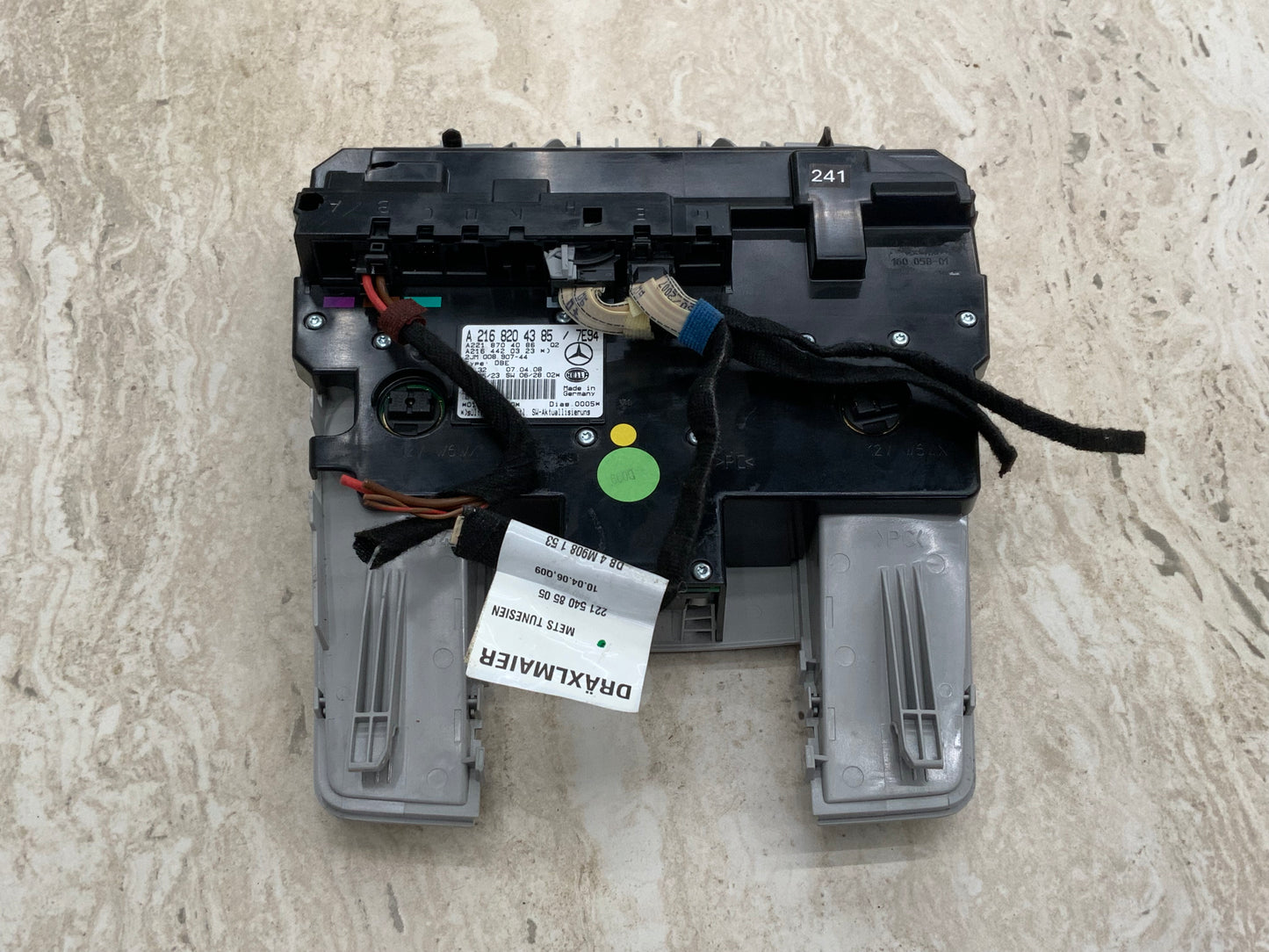 OEM Used Mercedes W221/C216 S-class interior dome light A2168204385 #241-1