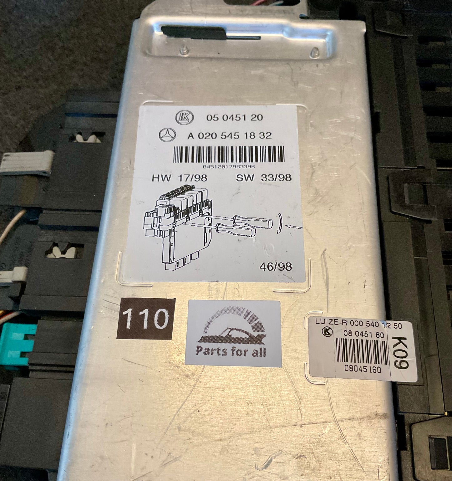 OEM Used Mercedes S-class W220/C215 S600 SAM module A0205451832 #110