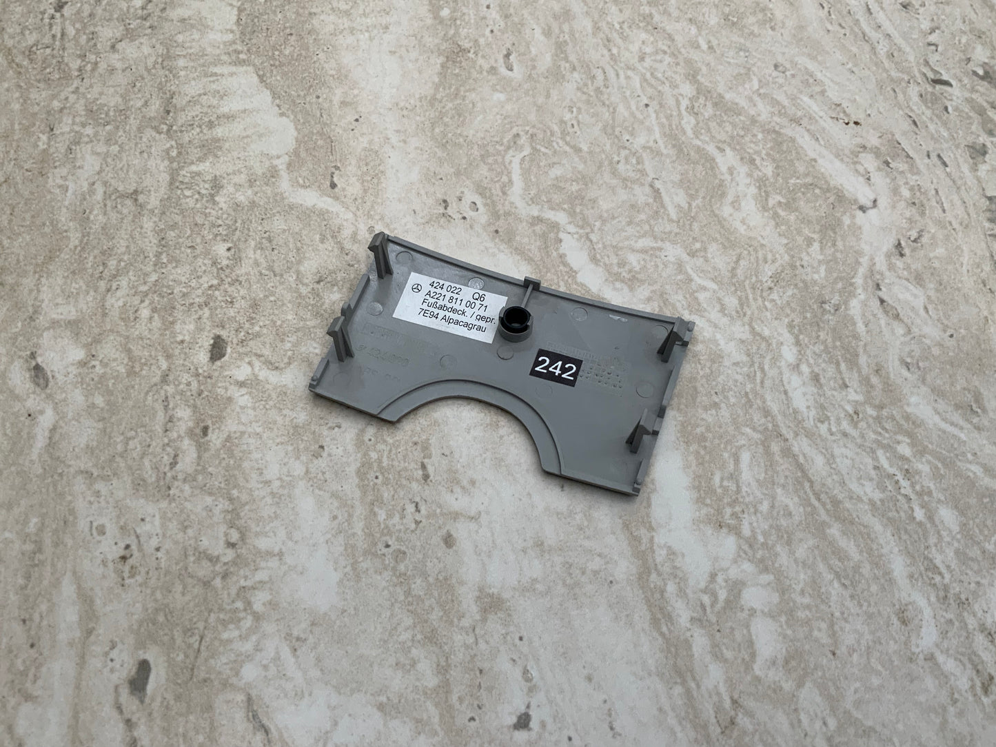 OEM Used Mercedes W221/C216 S-class interior rear view mirror plastic cover A2218110071 #242-1