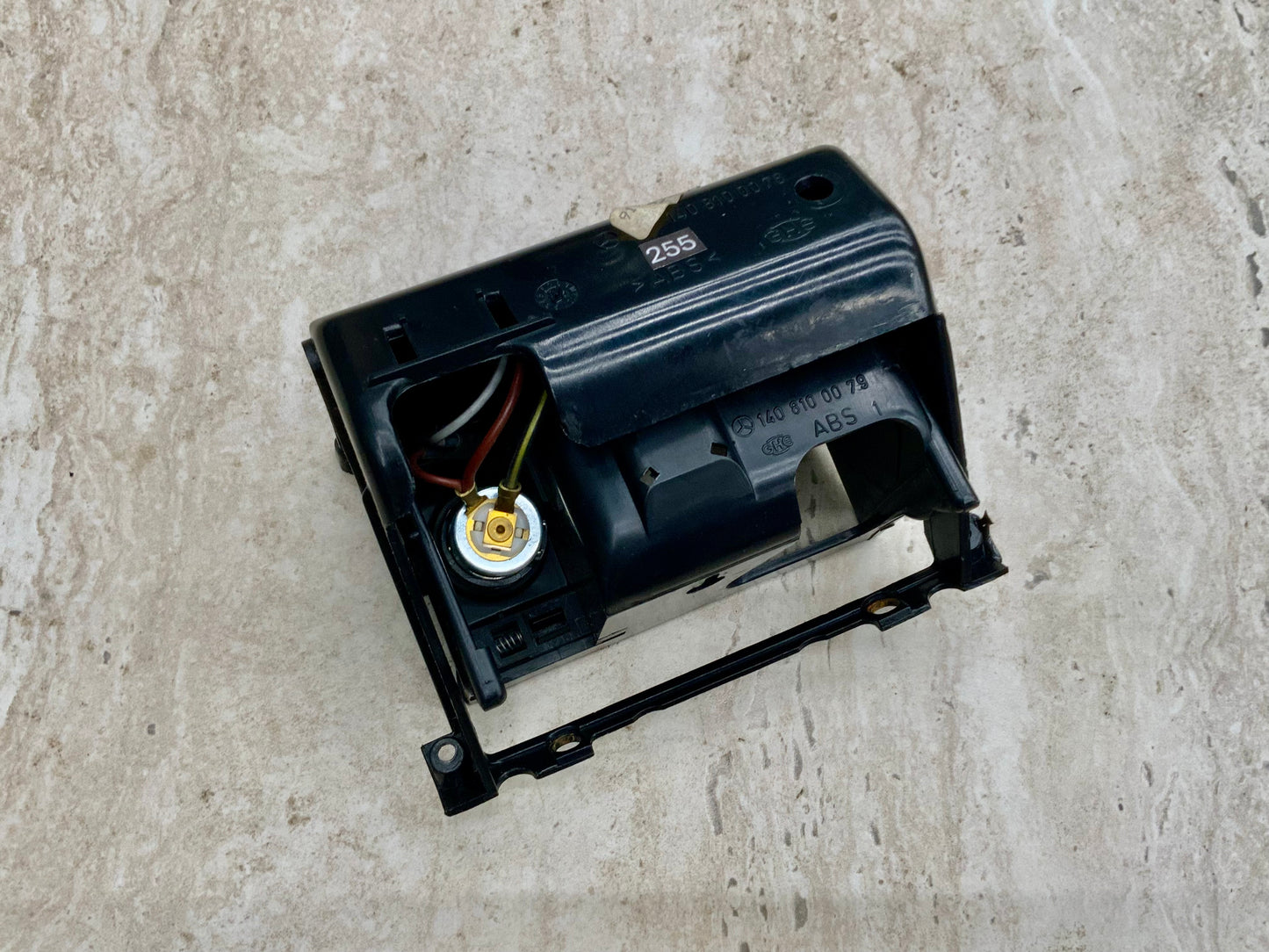 OEM Used Mercedes W140/C140 Front center console ashtray mechanism A1408100076 #255-1