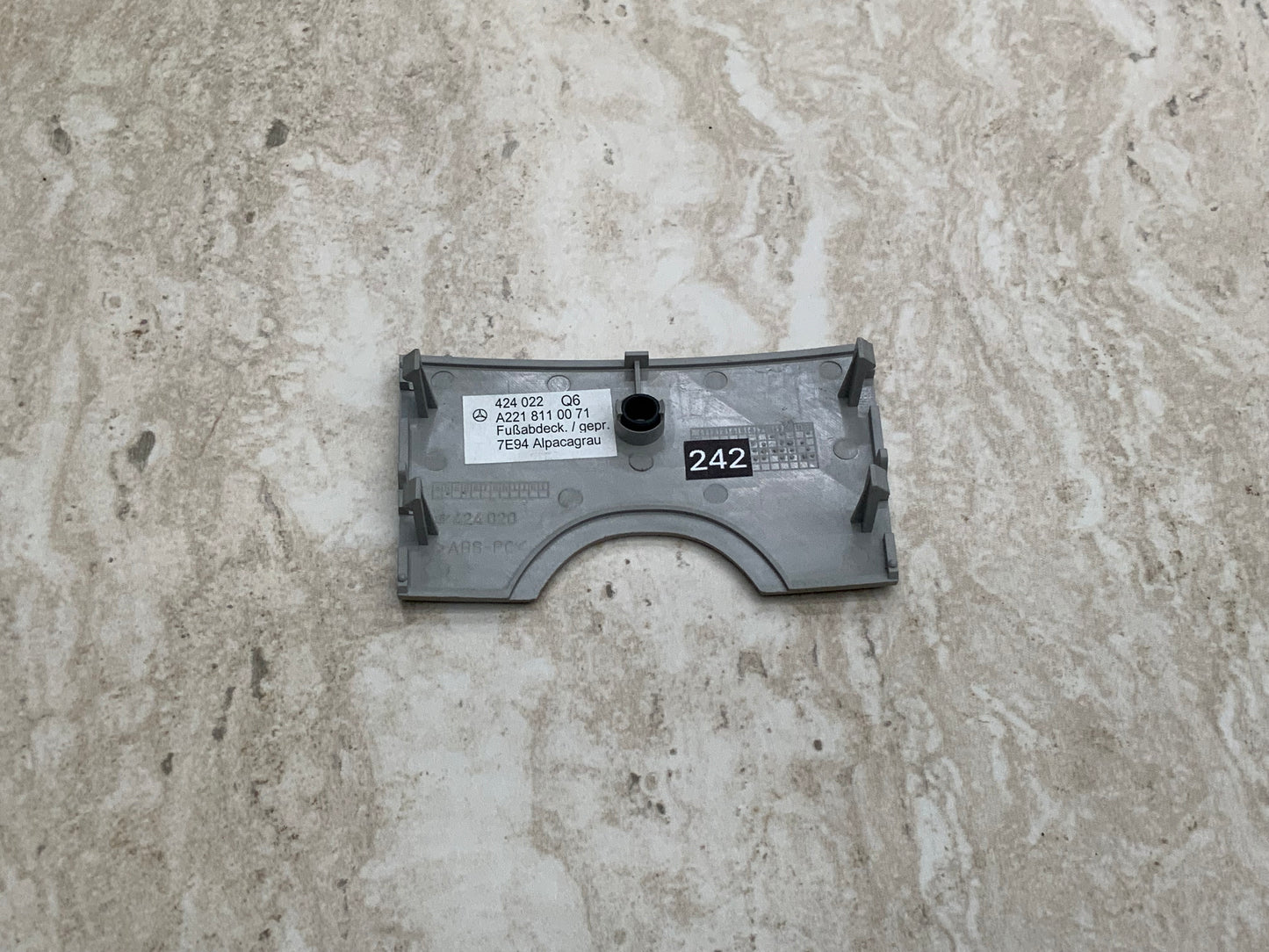 OEM Used Mercedes W221/C216 S-class interior rear view mirror plastic cover A2218110071 #242-1