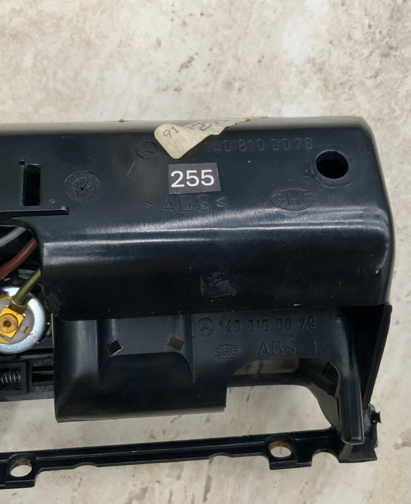 OEM Used Mercedes W140/C140 Front center console ashtray mechanism A1408100076 #255-1